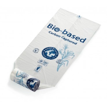 Earth2Earth Bio Based Carbon Captured -|Clear | 38" x 43" | 25 Bags Per Box