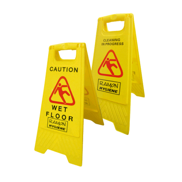 Wet Floor Sign / Dual Warning “A” Frame Sign