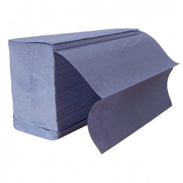 Z Fold Blue Hand Towels 1 PLY x 3000 Sheets