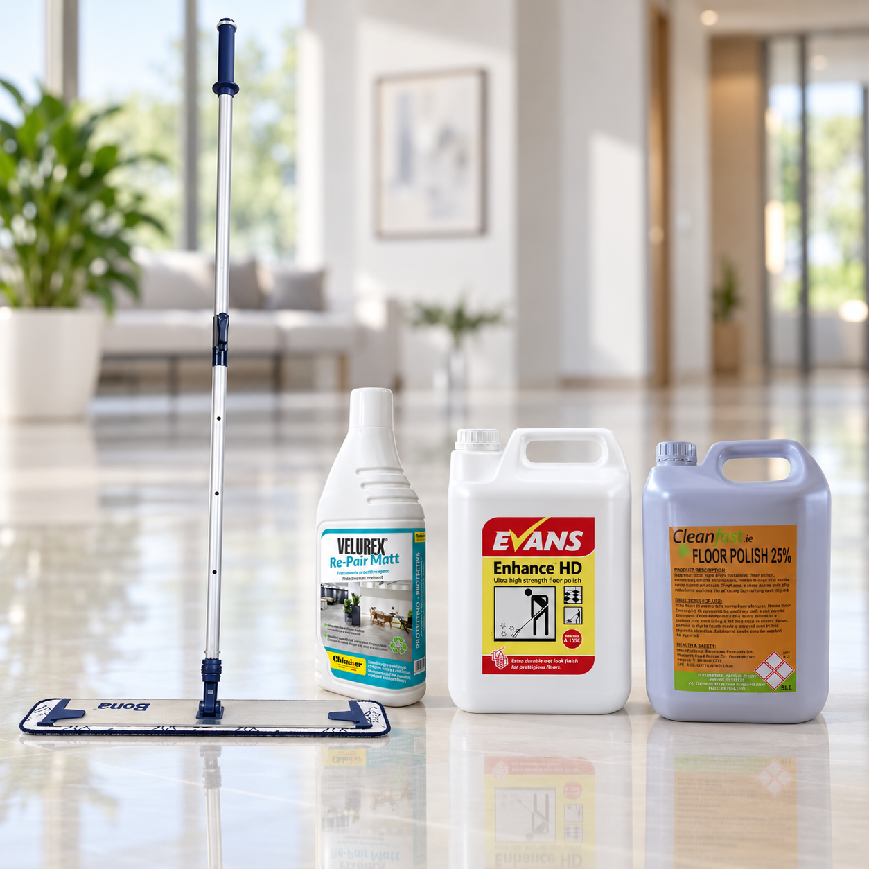 Commercial Floor Polish, Strippers and Floor Sealers