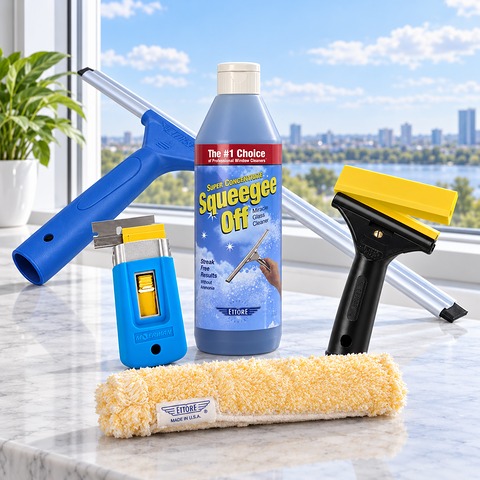 Professional Window Cleaning Equipment and Squeegees