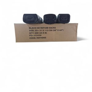 Biodegradable Black Refuse Bags Economy Class 