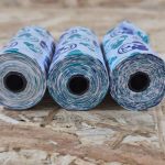 PE Perfumed White Printed Dog Poop Bags