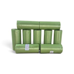 PE Grass Green Dog Poop Bags