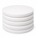 17" White Floor Pads