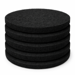 17" Black Floor Pads
