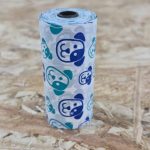 PE Perfumed White Printed Dog Poop Bags
