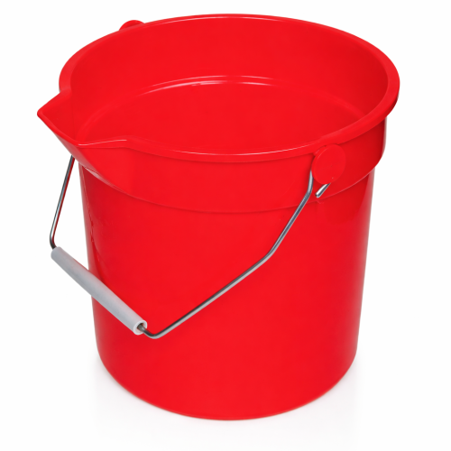 Plastic Bucket Red