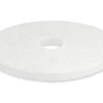 17" White Floor Pads