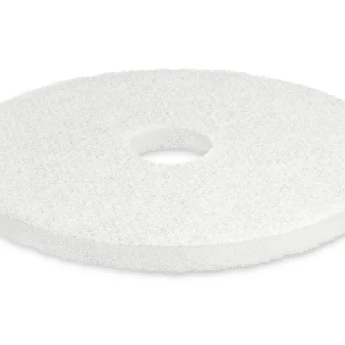 17" White Floor Pads