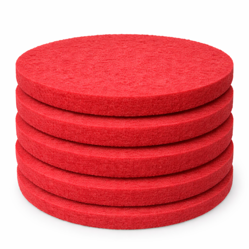 17" Red Floor Pads