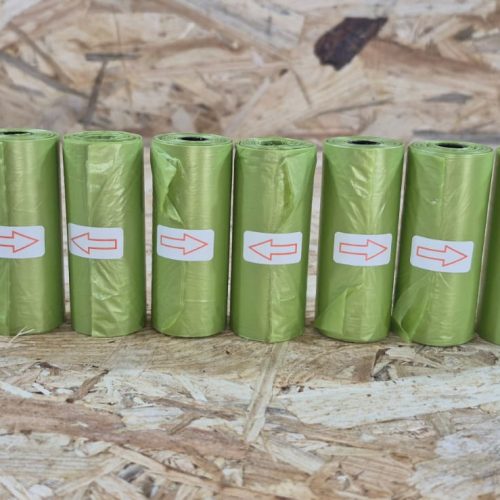 PE Grass Green Dog Poop Bags