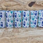 PE Perfumed White Printed Dog Poop Bags