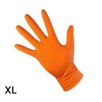 ASAP T-Grip Orange Nitrile Diamond Texture