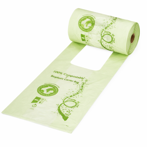 Earth2Earth Compostable T-Shirt Bag Clear