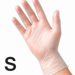 ASAP Vinyl Powder Free Disposable Gloves | Clear