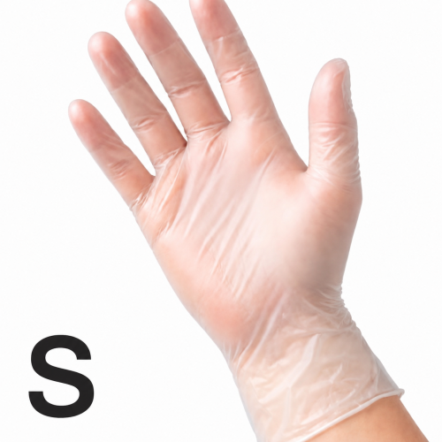 ASAP Vinyl Powder Free Disposable Gloves | Clear