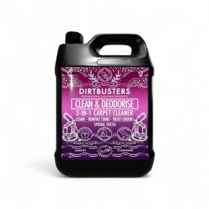 Dirtbusters Clean & Deodorise Carpet Shampoo | 3 In 1 | Spring Fresh