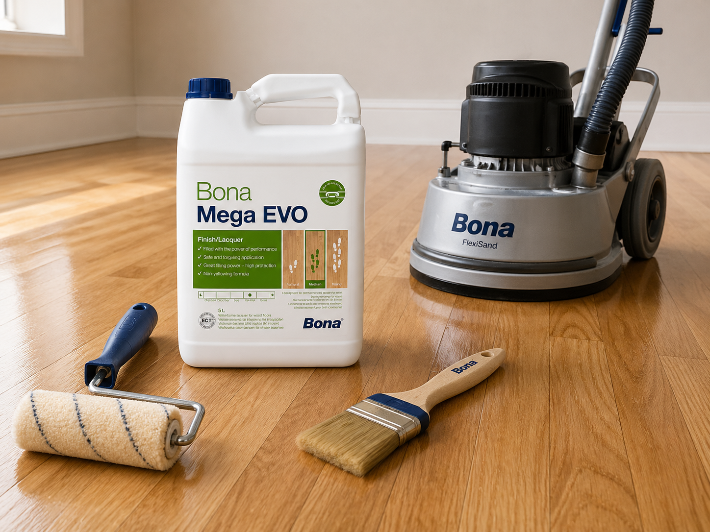 Fast Protection With Bona Mega Evo Floor Lacquer