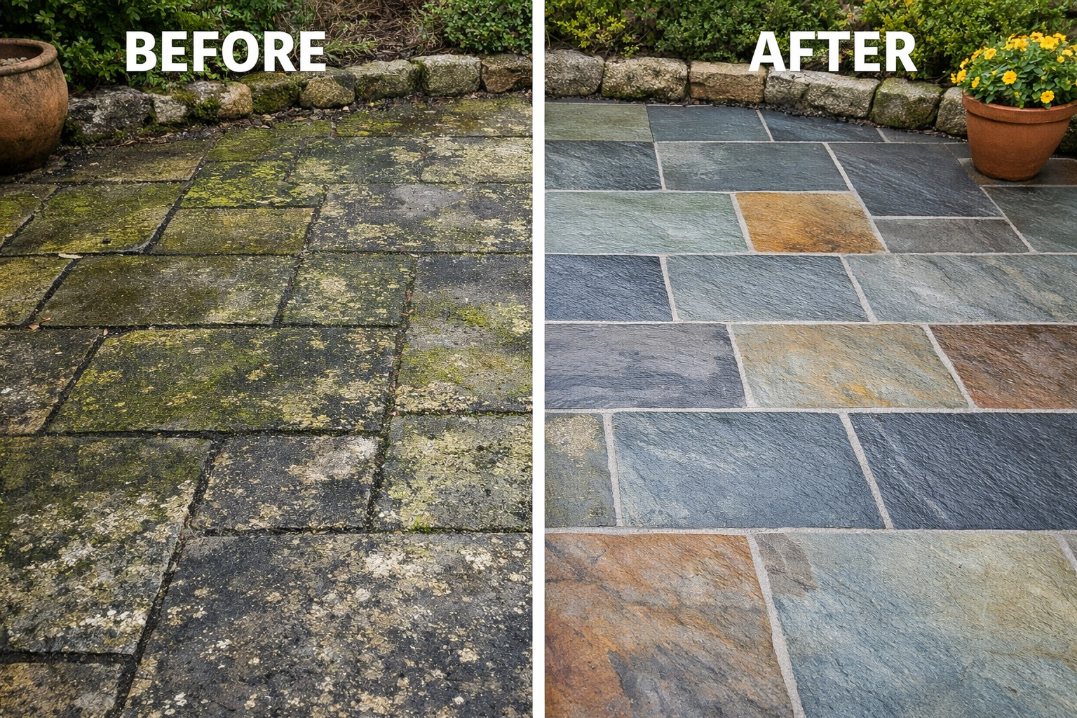 Hypochlorite Patio Cleaners