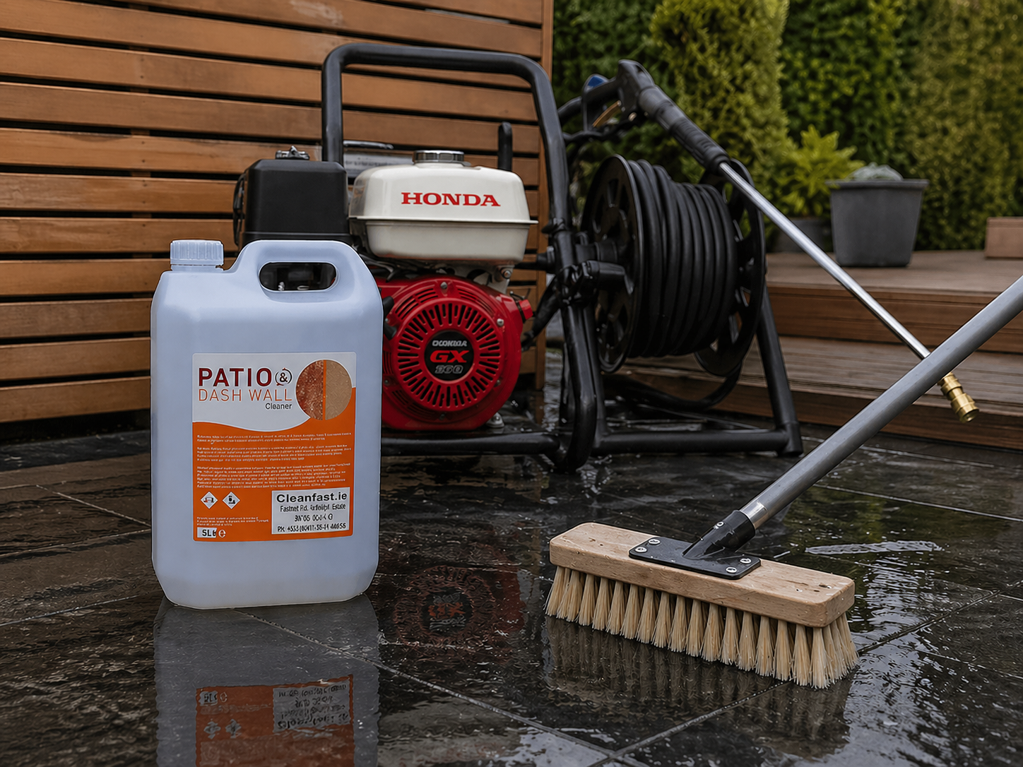 The Cleanfast Patio & Dash Wall Cleaner Hypochlorite Sodium 