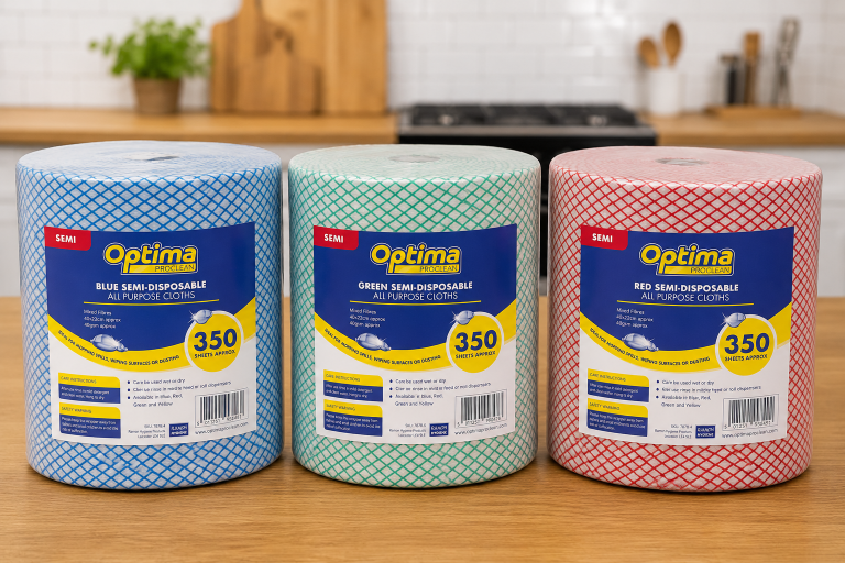 The Optima Lightweight All Purpose Cloth Rolls For Your Cleaning Job