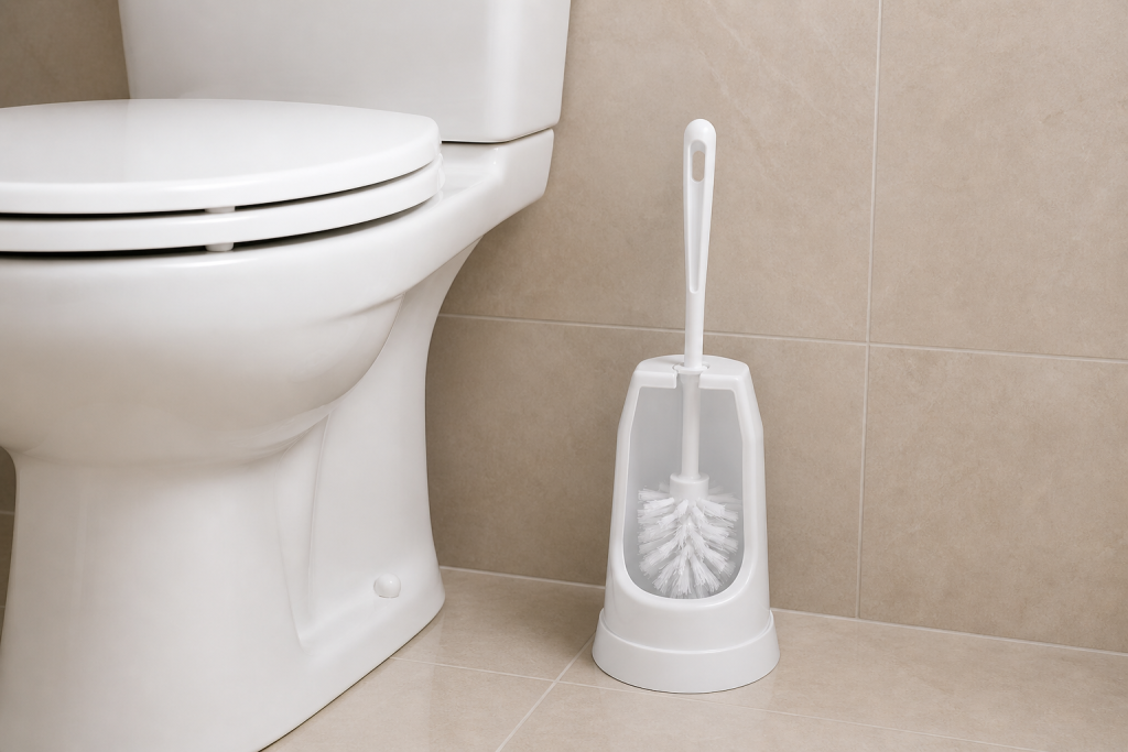 Semi Enclosed Toilet Brush Set