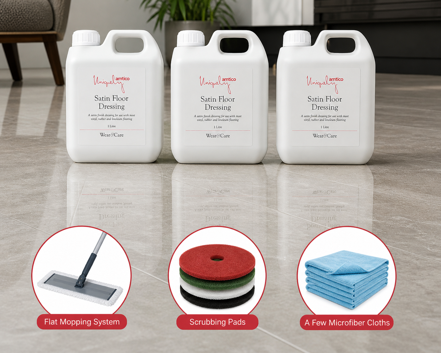 Guide To Amtico Dressing Satin Finish