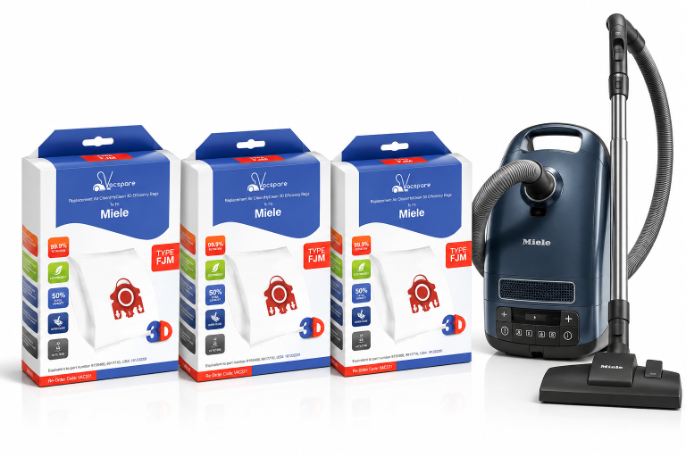 Vacuuming Power With Miele’s HyClean 3D Efficiency FJM Dustbags
