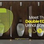 Edge Urinal Screen Double Edge