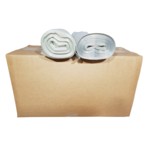 Biodegradable Heavy Duty Clear Refuse Bags On Roll – 200 Bags Box
