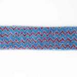 EMR80 Light Blue and Red 11.5 x 47 cm Velcro System