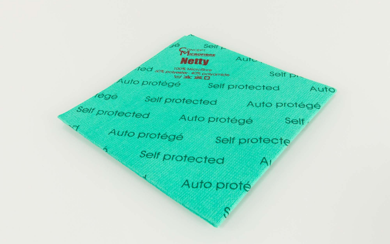 Concept Microfiber Netty Cloths - Self Protected Cloth / Blue, Green, Yellow & Red
