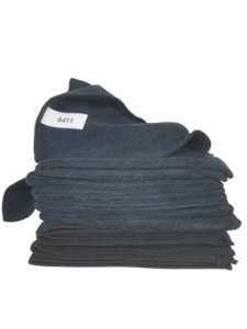 Black Microfiber Cloths 300 GSM | 40 cm x 40 cm