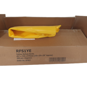 Heavy Duty Yellow Plastic Bags 18″ x 29″ X 39″