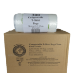 Earth2Earth Compostable T-Shirt Bag Clear / Food Safe