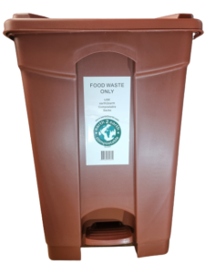 Earth2earth 45 L Food Waste Pedal Bin | Brown