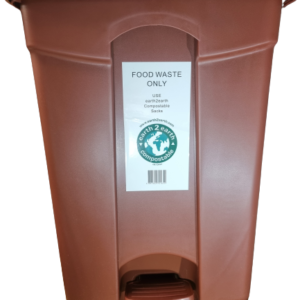 Earth2earth 45 L Food Waste Pedal Bin | Brown