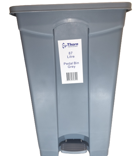 Earth2earth 87 L Waste Pedal Bin Grey