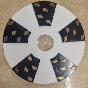 Diafil Rubberflex Metal Diamond Pad | 5 Strip | 17 Inch