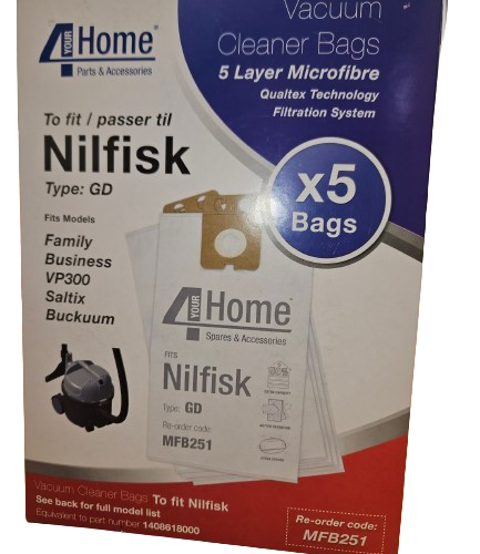Nilfisk Vacuum Bags Type GD