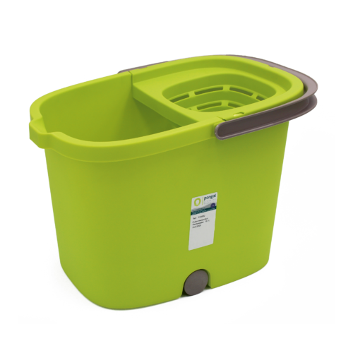 Rectangle Bucket With Wringer & Wheels