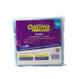 Optima ‘Glass’ Microfibre Glass Cloth | Pack Of 10