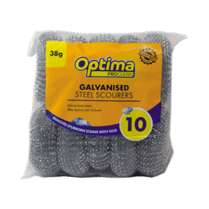 Optima Proclean 38G Galvanised Steel Scourer / Pack Of 10