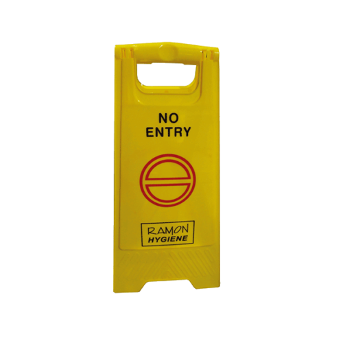 No Entry Floor Sign