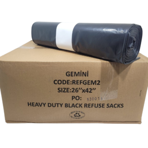 Heavy Duty Black Recycled Heavy Duty Bin Liners I 55 Micron