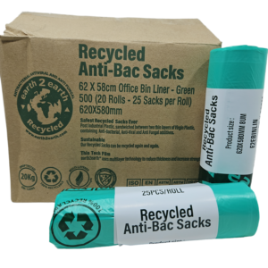 Earth2earth Office Bin Liners 62 cm x 58 cm | Green