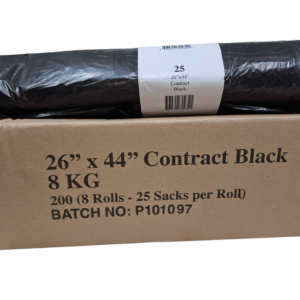 Black Bags 26″ x 44″ | Contract Bags | 20 Micron