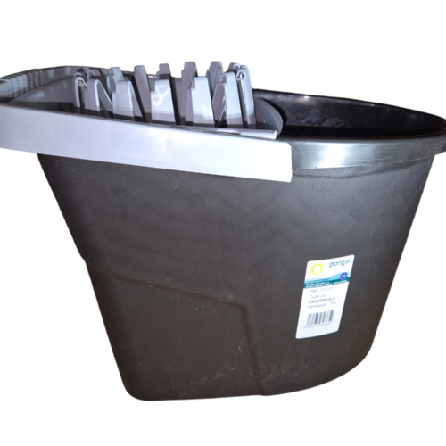 Easy Drain Rectangular Bucket With Wringer 16 L