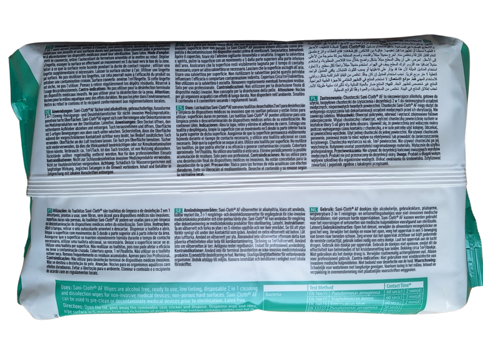 Sani Cloth Alcohol Free Universal Clean & Disinfect Wipe x 200 Wipes